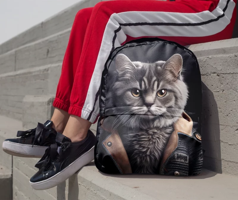 3D Cat Avatar for Gamers Backpack 1