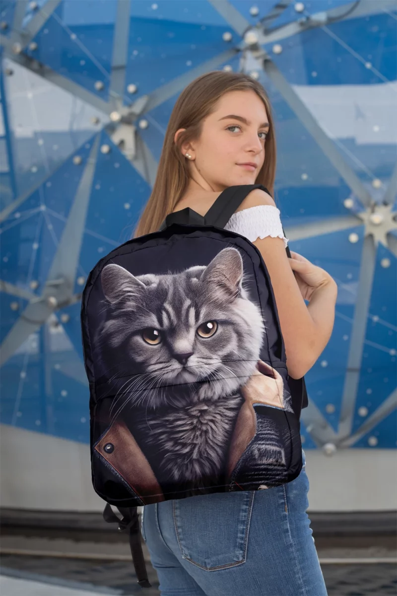 3D Cat Avatar for Gamers Backpack 2