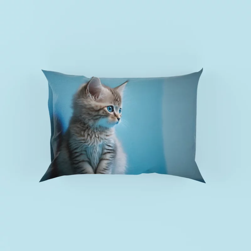 Adorable Seated Kitten Pet Pillow Cases