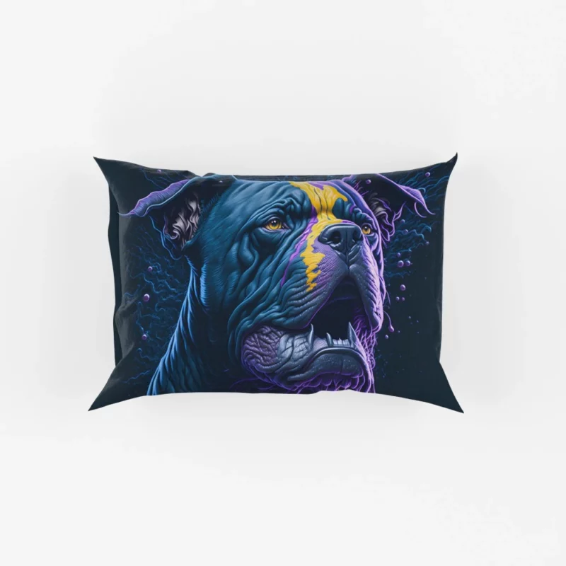 American Bully Oil Painting Pillow Cases