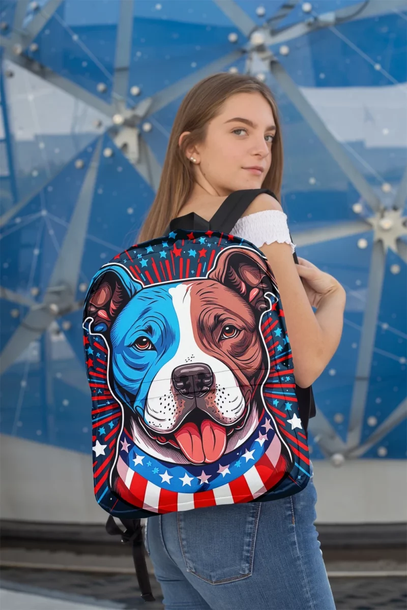 American Staffordshire Dog Backpack 2