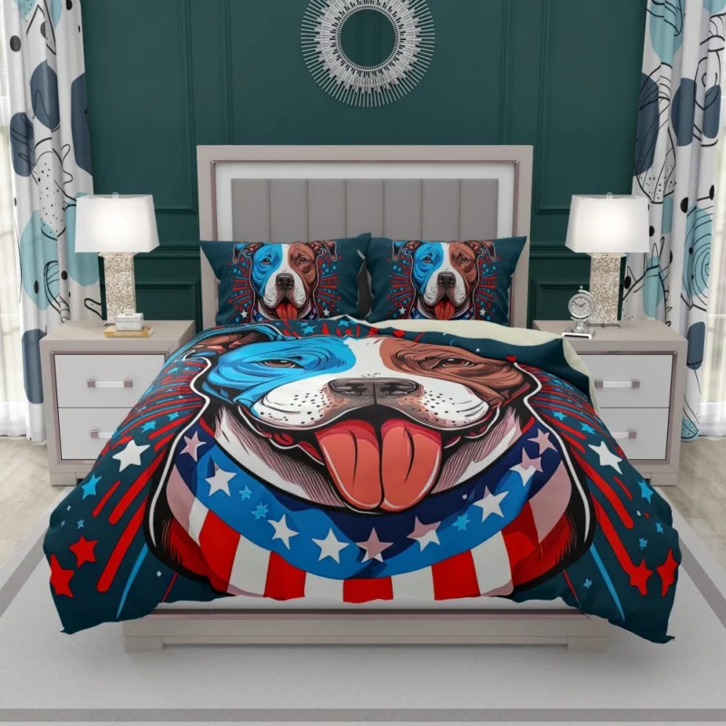 American Staffordshire Dog Bedding Set 1