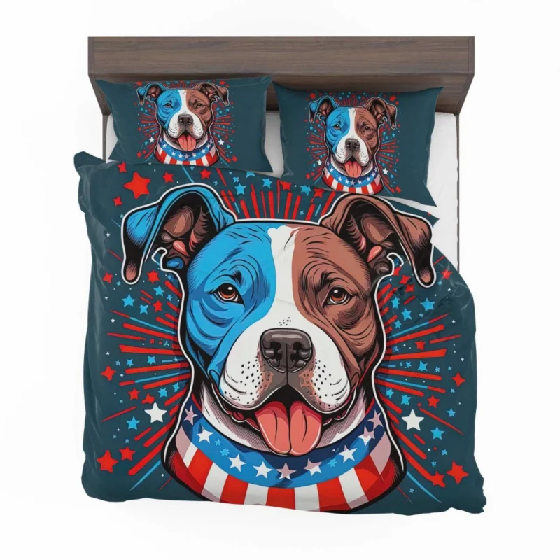 American Staffordshire Dog Bedding Set 2