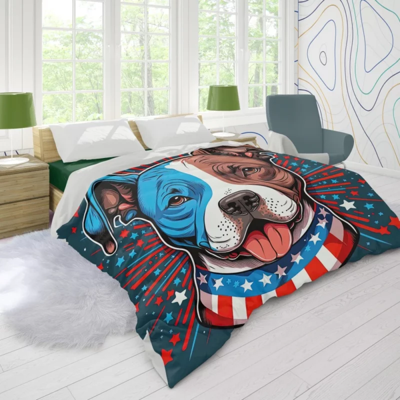 American Staffordshire Dog Duvet Cover