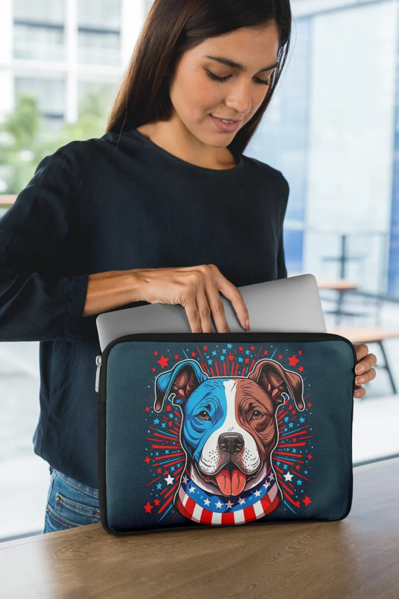 American Staffordshire Dog Laptop Sleeve 1