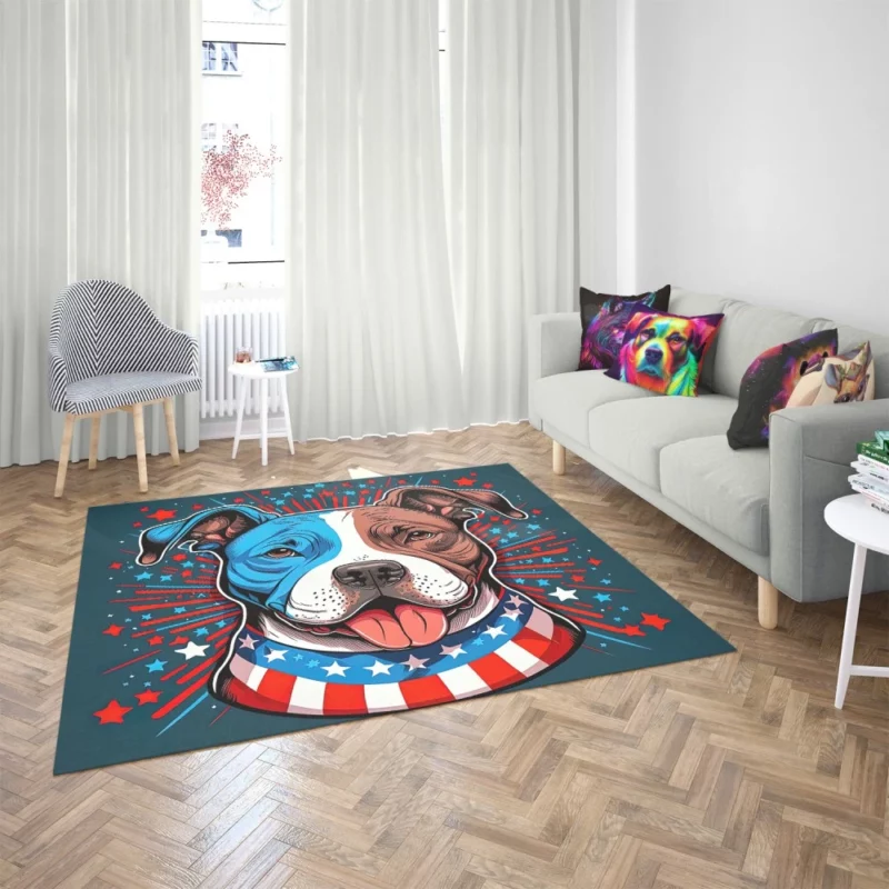 American Staffordshire Dog Rug 2