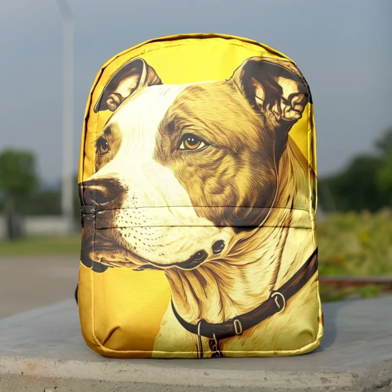 American Staffordshire Dog in Solitude Backpack