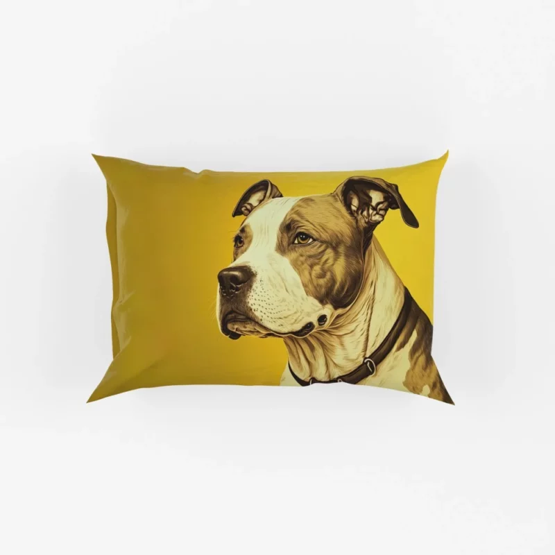 American Staffordshire Dog in Solitude Pillow Cases