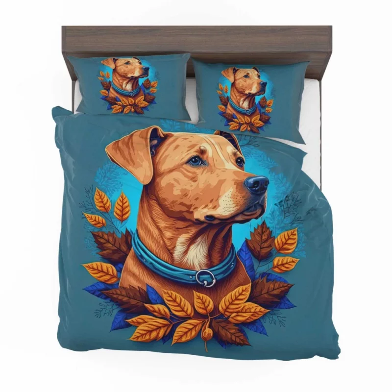 Autumn Dog Garland Bedding Set 2