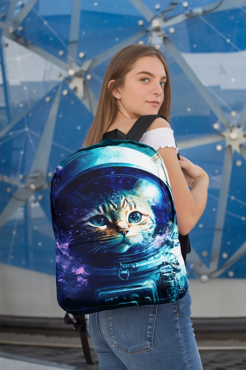 Beautiful Cat's First Space Trip Backpack 2