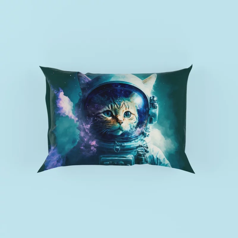 Beautiful Cat's First Space Trip Pillow Cases