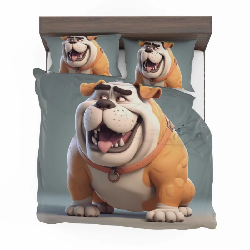 Big 3D Cartoon Dog Figurine Bedding Set 2