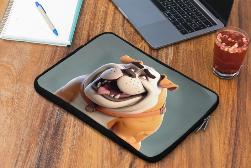 Big 3D Cartoon Dog Figurine Laptop Sleeve 2
