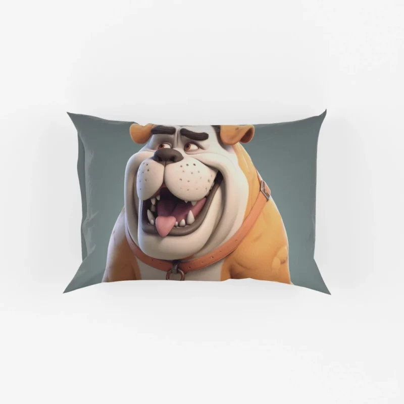 Big 3D Cartoon Dog Figurine Pillow Cases