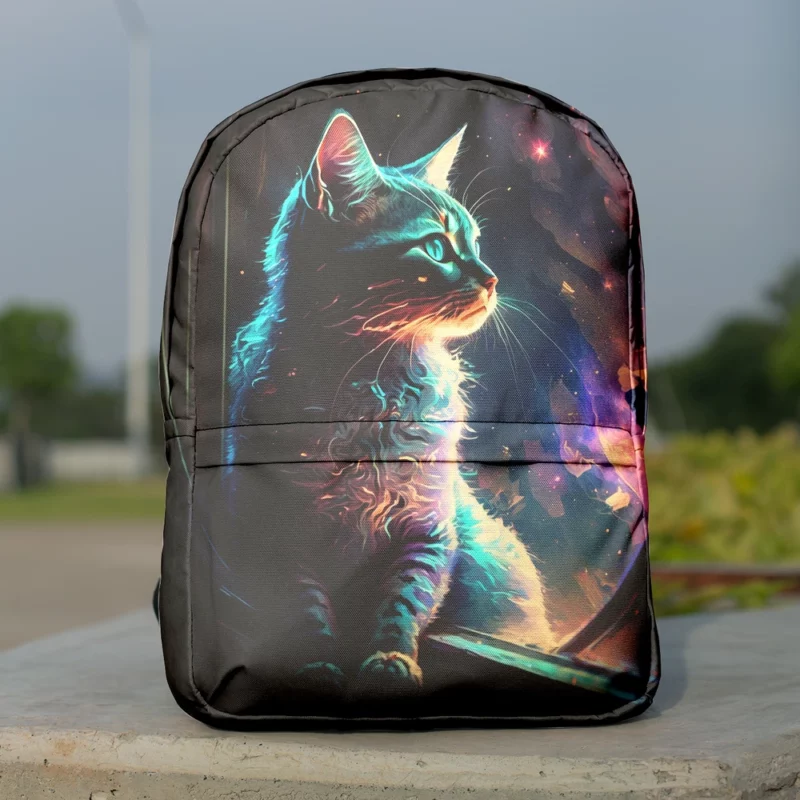 Blue-Eyed Cat Stargazing Backpack