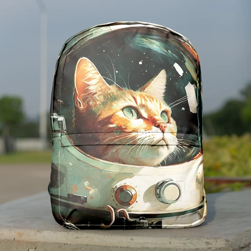 Cat as Astronaut Backpack