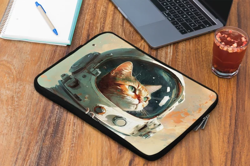 Cat as Astronaut Laptop Sleeve 2