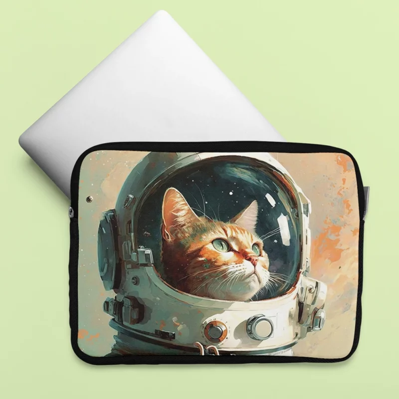 Cat as Astronaut Laptop Sleeve