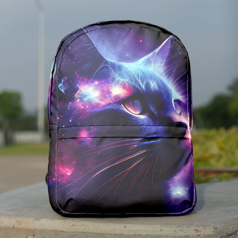 Cat in Night Sky Art Backpack