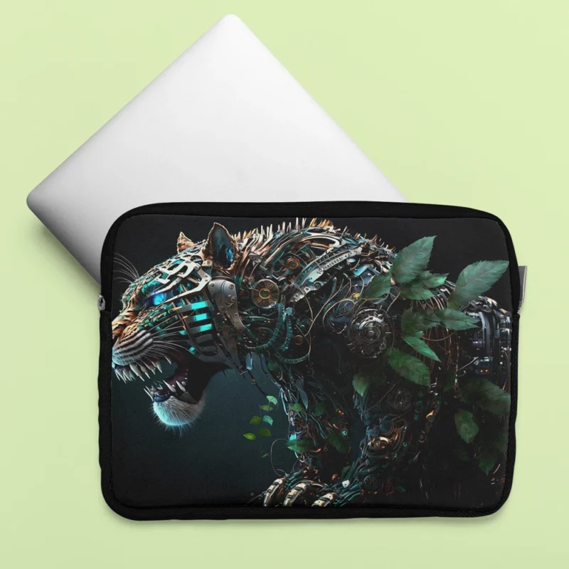 Chain-Headed Tiger Laptop Sleeve