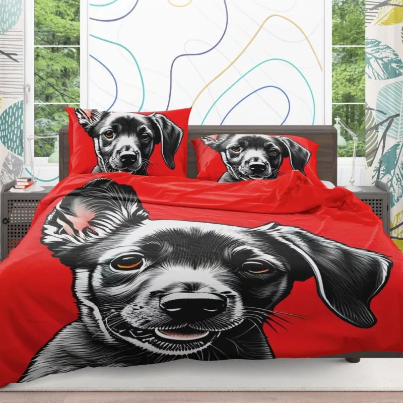 Charming Little Pooch Bedding Set