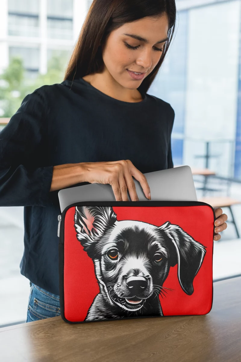 Charming Little Pooch Laptop Sleeve 1