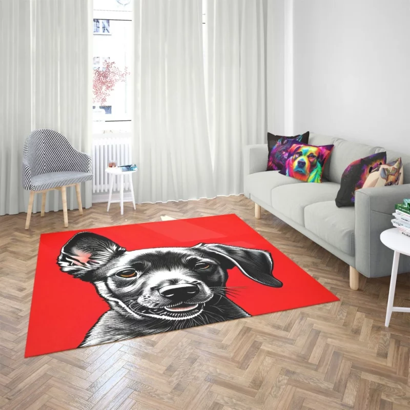 Charming Little Pooch Rug 2