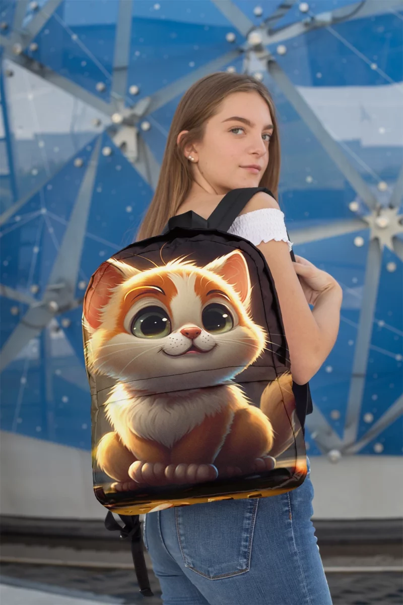 Cute Cartoon Cat Character Backpack 2