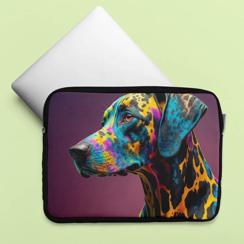 Distinctive Multicolor Dalmatian Laptop Sleeve