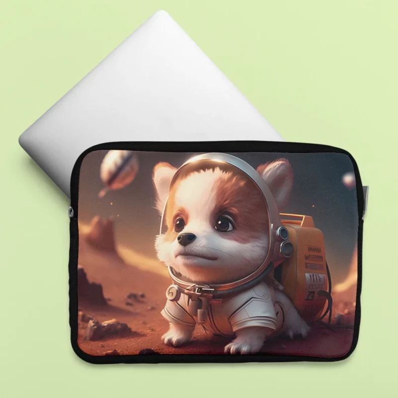 Dog Space Suit Laptop Sleeve