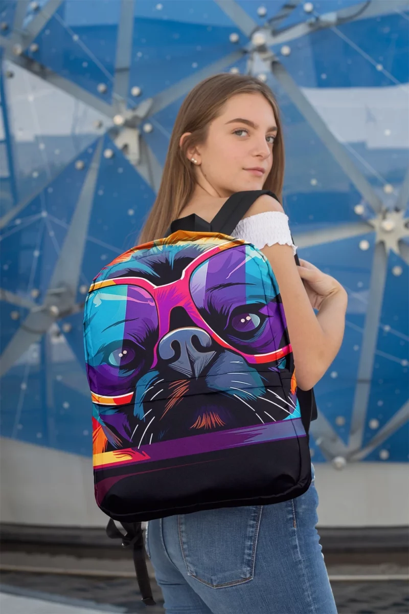 Dog with Sunglasses Backpack 2