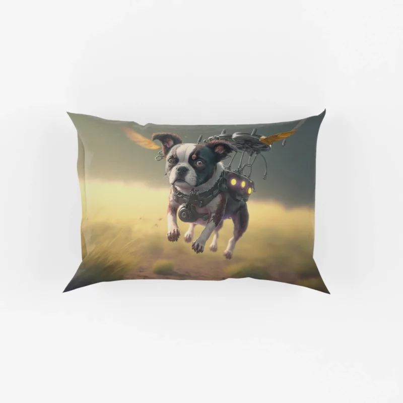 Drone-Dog Outdoors Pillow Cases