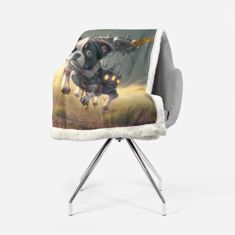 Drone-Dog Outdoors Sherpa Fleece Blanket 1