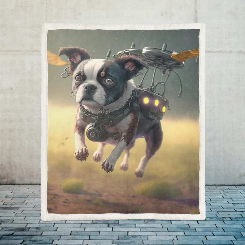 Drone-Dog Outdoors Sherpa Fleece Blanket