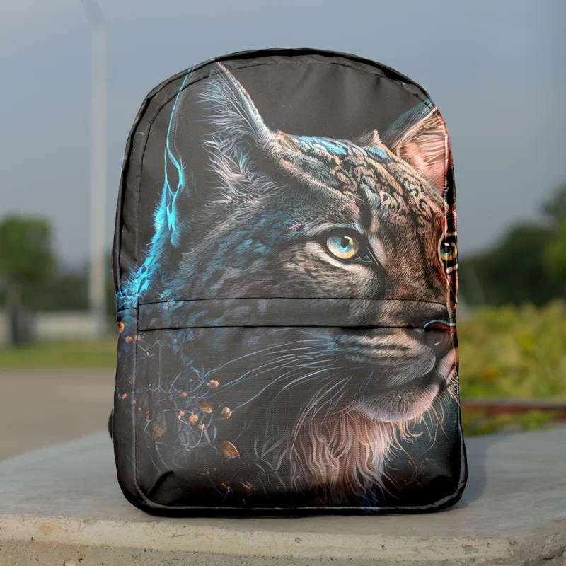 Enchanted Lynx Illustration Backpack