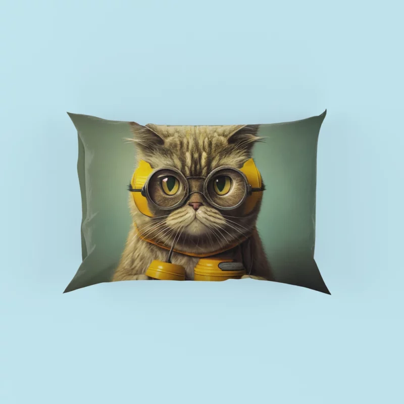 Fireman Helmet Cat Pet Pillow Cases