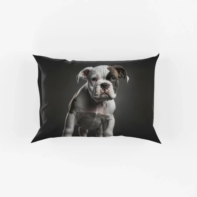 Funny American Bulldog Print Pillow Cases