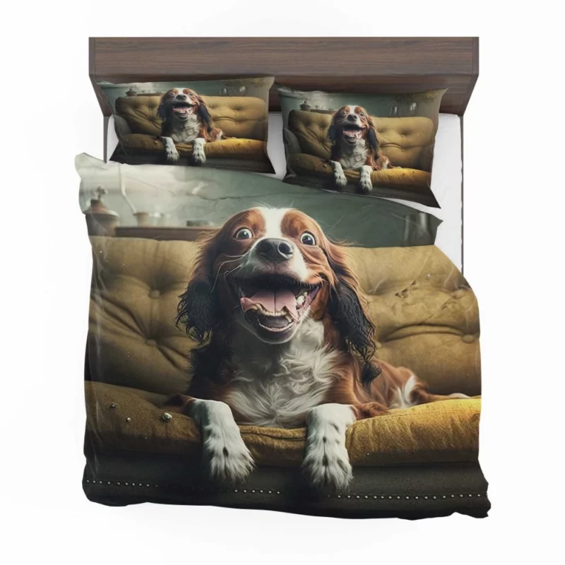 Funny Couch Potato Man Dog Bedding Set 2