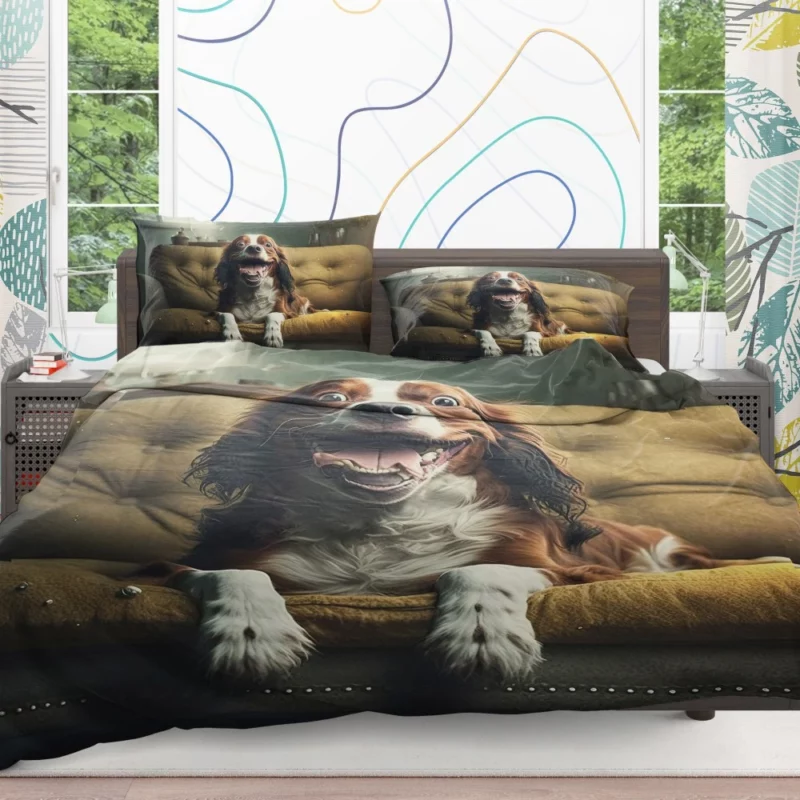 Funny Couch Potato Man Dog Bedding Set