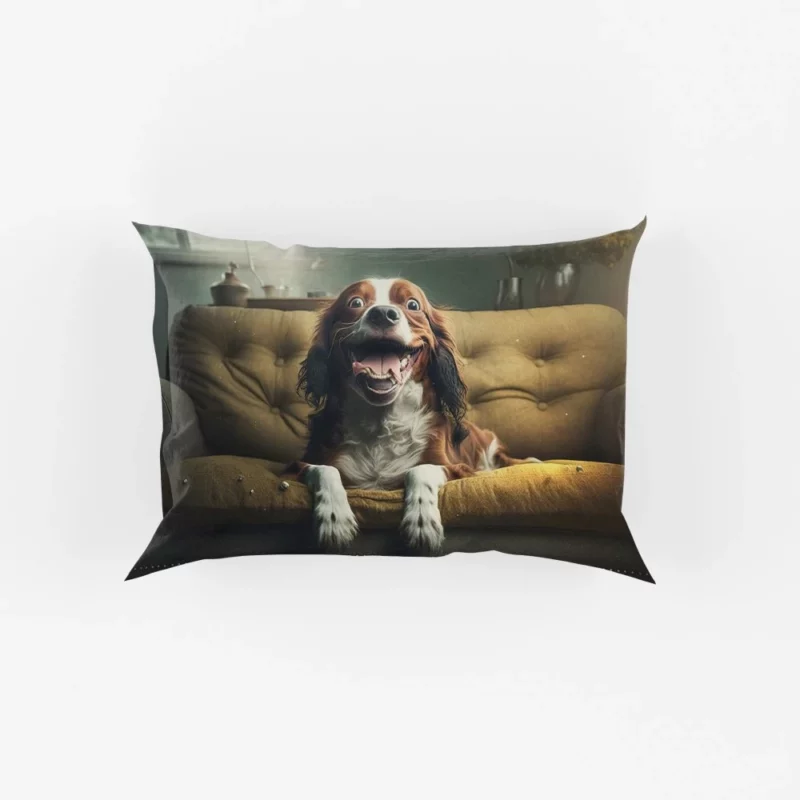 Funny Couch Potato Man Dog Pillow Cases