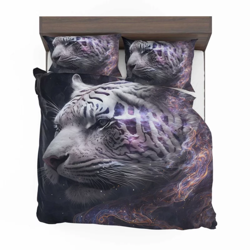 Galaxy Tiger Print Bedding Set 2