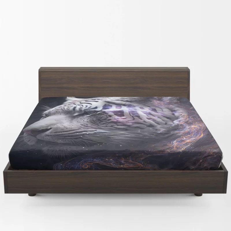 Galaxy Tiger Print Fitted Sheet 1