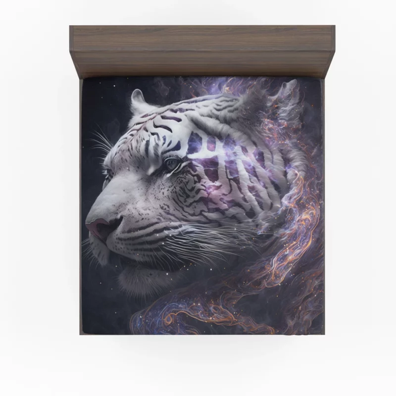 Galaxy Tiger Print Fitted Sheet