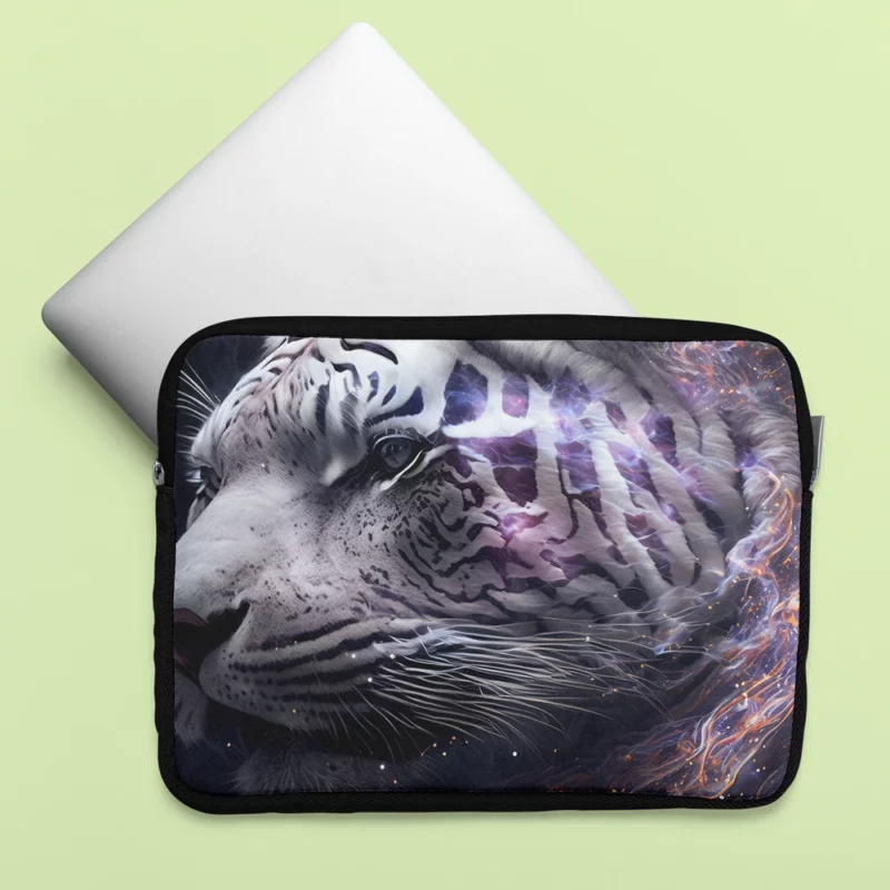 Galaxy Tiger Print Laptop Sleeve