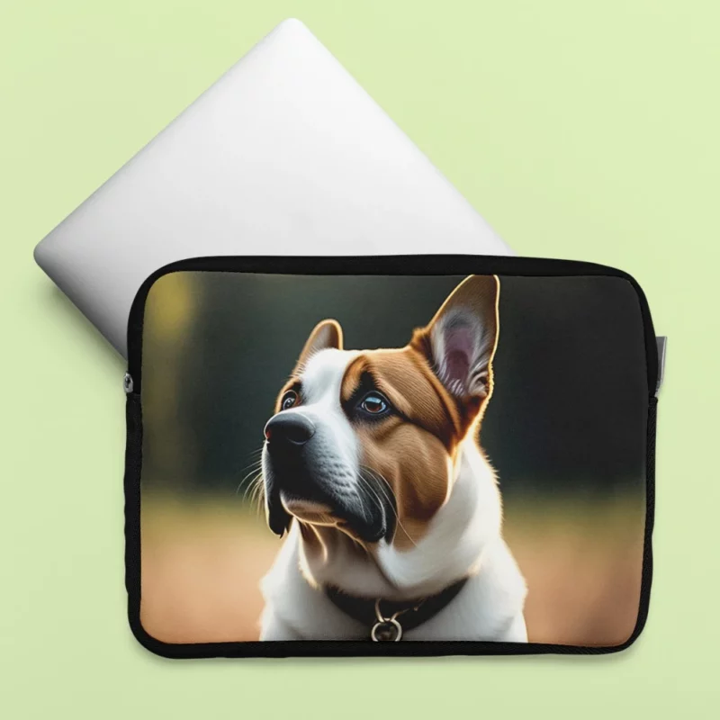 I Love Dogs Collar Laptop Sleeve