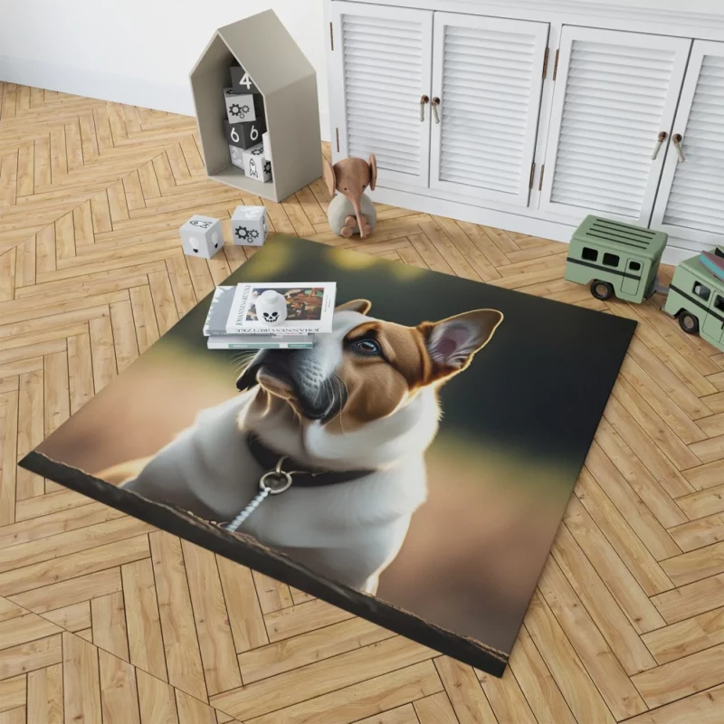 I Love Dogs Collar Rug 1