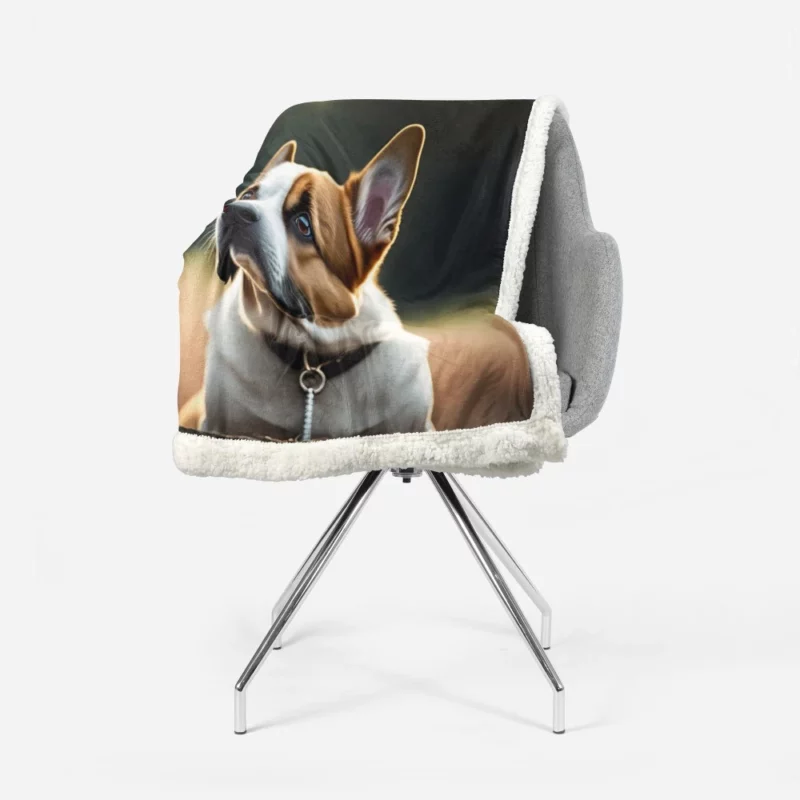 I Love Dogs Collar Sherpa Fleece Blanket 1