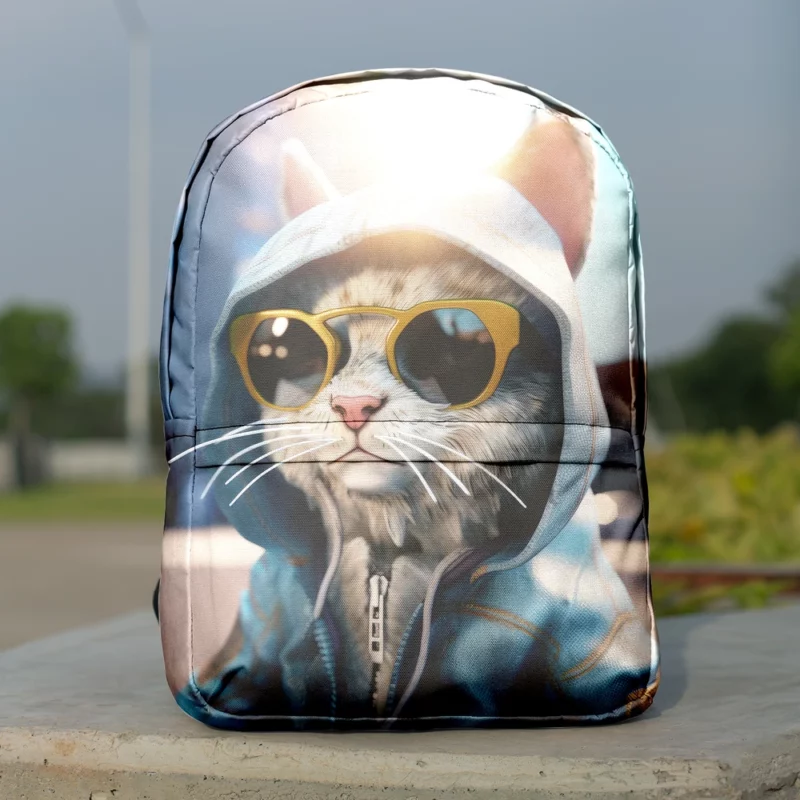 Kawaii Realistic Baby Cat Backpack