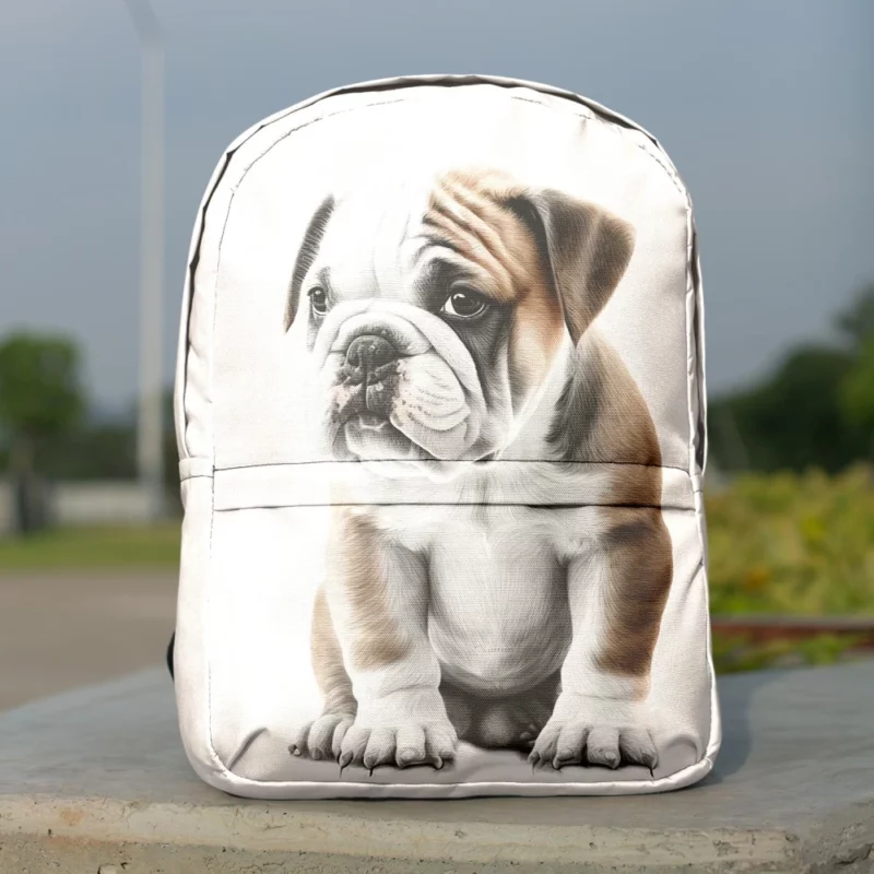 Lovely Bulldog Breed Backpack