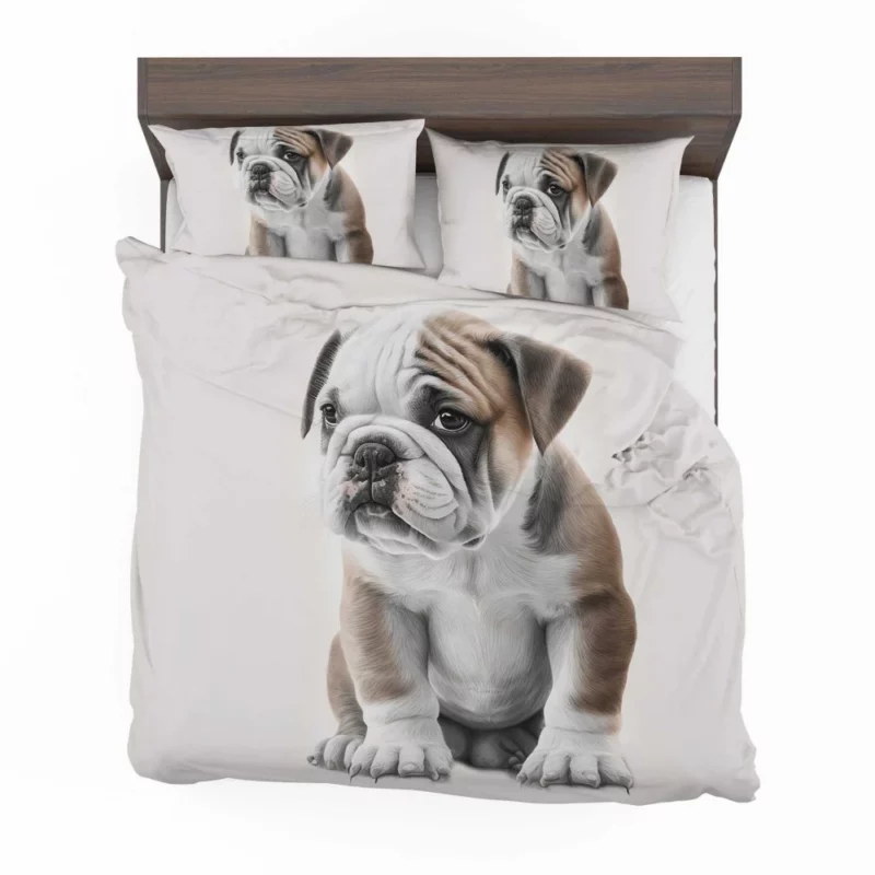 Lovely Bulldog Breed Bedding Set 2